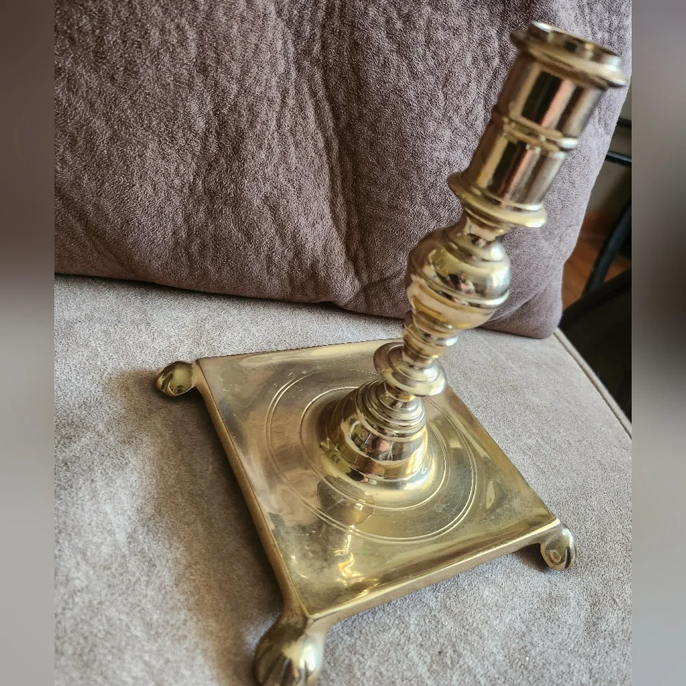 VTG Brass Candle Holder